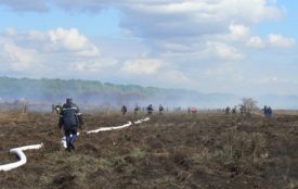 Під Хмельницьким знову горів торф