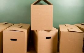З квартир самозваної керівниці «тергромади» Хмельницького винесли 4 ящики документів