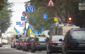 «Хочемо, як в Європі»: хмельницькі «пересічники» влаштували автопробіг