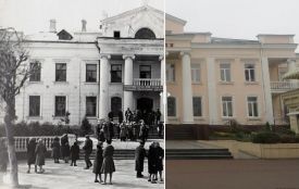 Інтерактивне фото: театр ляльок з різницею в 55 років