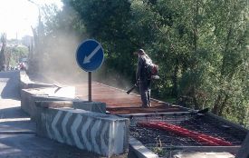 Старокостянтинівський міст знову на ремонті. Що роблять на цей раз?