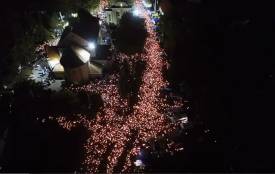 Вражаюче відео: ходу вірян до Зарваниці зняли з висоти пташиного польоту
