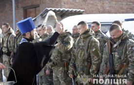 Хмельницькі "богданівці" та патрульні відправилися в чергову ротацію на Схід