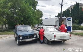 У потрійній ДТП на Хмельниччині постраждало подружжя пенсіонерів