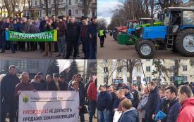 Сотні людей і трактори: що відбувалось на майдані у Хмельницькому