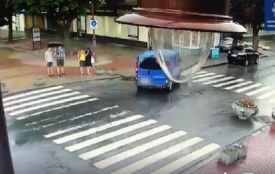 Автомобілем по пішохідній зоні. Водія, який катався по Проскурівській, оштрафували