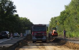 Поблизу Хмельницького почали ремонтувати чергову  ділянку траси Н-03 (ФОТО)