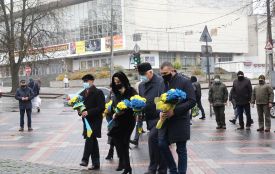 Хмельничани вшанували загиблих Героїв Небесної Сотні