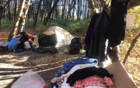 Нові подробиці життя Олени та Петра, які оселилися в дендропарку. Чи переїхали вони?