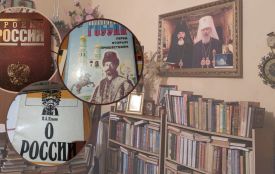 В соборі на Володимирській знайшли бібліотеку з російськими книгами та газетами (ФОТО)