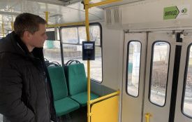 У Хмельницьких тролейбусах встановлюють нові валідатори