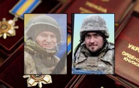 Високими державними відзнаками нагородили полеглих десантників з Хмельниччини