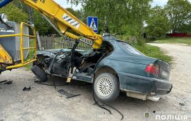 У Хмельницькому районі зіткнулись трактор і «BMW». Є постраждалий