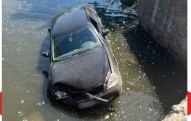 У Хмельницькому районі п’яний водій злетів з дороги у річку (ФОТО)