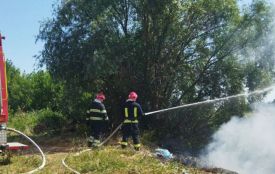 У Віньківцях ліквідували пожежу на відкритій території