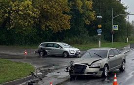 На Львівському шосе у ДТП травмувався 22-річний водій