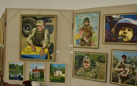 У Старокостянтинові відкрили виставку на честь полеглих захисників