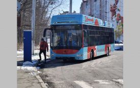 Новий тролейбус для Хмельницького випробовують у Чернігові (ФОТО)