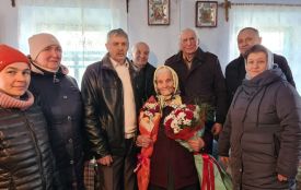 Жителька Хмельниччини відзначила свій столітній ювілей