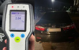 На Озерній зупинили п’яного водія на Toyota Camry