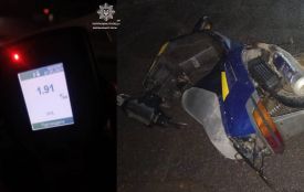 На проспекті Миру спіймали п'яного мотоцикліста