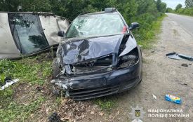 Внаслідок зіткнення Skoda і Renault постраждали дві людини