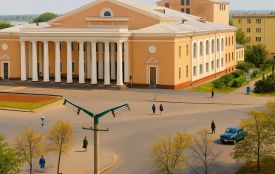 Ретро фото Хмельницького в кольорі: яким було місто в минулому