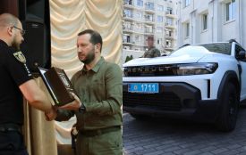 Поліцейські Хмельниччини отримали відзнаки та автомобілі з нагоди ювілею