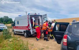 Лобове зіткнення у Хмельницькому районі: двоє водіїв у лікарні (ОНОВЛЕНО)