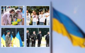 У Хмельницькому відзначили День Державності: підняли прапор та вшанували полеглих