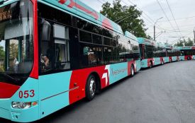У Хмельницькому з’явилися 5 нових тролейбусів