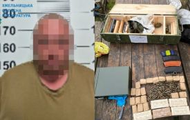 Судитимуть еквійськового, який облаштував склад зброї під Хмельницьким
