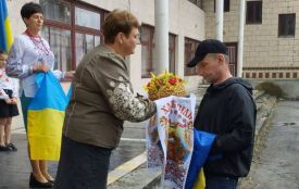 Після 8 місяців полону повернувся додому: у Грицівській громаді зустріли Сергія Момотюка