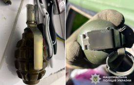 У Хмельницькому серед ночі затримали чоловіка з бойовими гранатами