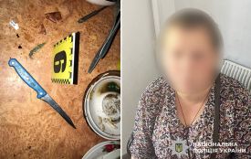 На Хмельниччині 24-річна жінка поранила чоловіка ножем під час сварки