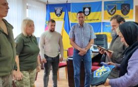 Посмертно нагородили воїна з Хмельницького району – Віталія Рудя