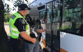 У Хмельницькому водія маршрутки оштрафували за порушення ПДР (ВІДЕО)