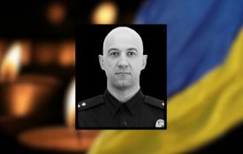 На Хмельниччині попрощалися з офіцером поліції Дмитром Ткачуком, який загинув на Донеччині