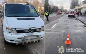 Пішохідка, яку авто збило на проспекті Миру, померла в кареті «швидкої» (ВІДЕО ДТП)