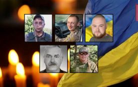 На щиті — військові з Хмельниччини: Гундич Роман, Ліневський Руслан, Підлипчук Ростислав, Поліщук Анатолій, Самойленко Олександр