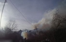 Під час пожежі в Хмельницькому районі травмувався чоловік