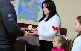 Дружині загиблого нацгвардійця передали орден «За мужність»