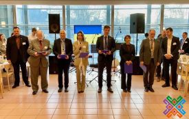 Голова облради зустрілась з діаспорою в Брюсселі: молились за Україну