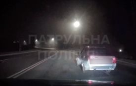 Хмельницькі патрульні вночі наздоганяли п'яного водія (ВІДЕО)
