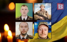 На Хмельниччині попрощались з військовими: Сергієм Буряком, Василем Кащуком, Володимиром Лозаном, Юрієм Мугилем