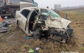 Хмельничанин спричинив потрійну автотрощу на Рівненщині (ФОТО)