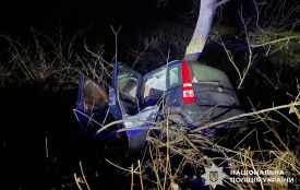 У Хмельницькому районі водійка зʼїхала у кювет: її ушпиталили