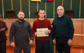 Ветерану з Хмельниччини вручили сертифікат на житло