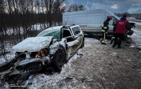 Автотроща на Старокостянтинівському шосе у Хмельницькому: на місці працювали рятувальники
