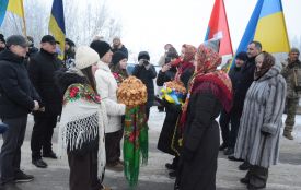На кордоні Хмельниччини й Тернопільщини відзначили День Соборності (ФОТО)